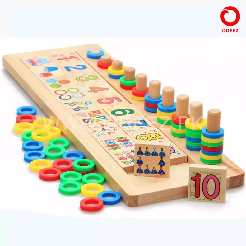 Best Teaching Logarithm Wooden Board 1 To 10