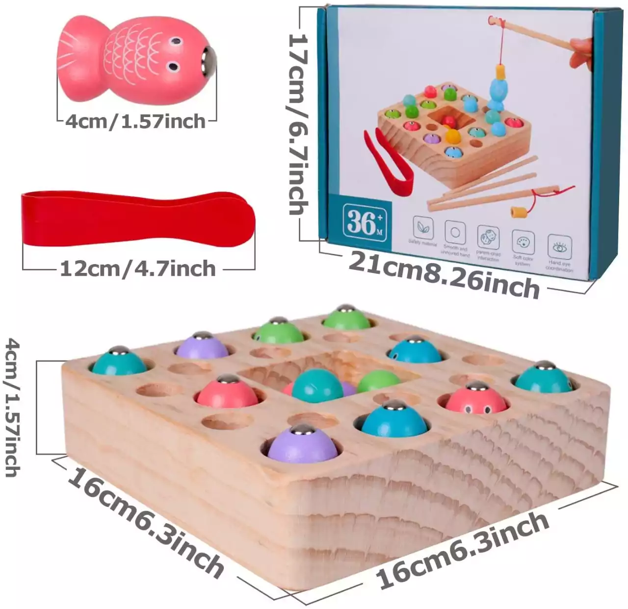 3 in 1 Wooden Magnetic Fishing Game - Buy Educational Toys Online - Odeez  Toy Store
