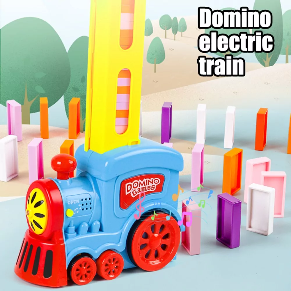 Domino Electric Train Game - 60 pieces