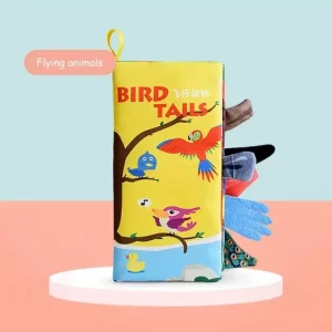 Bird Tail Activity Baby Cloth Book - 9976