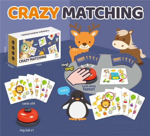 Crazy Matching Active Play Challenge for Kids - 26A