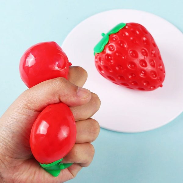 Strawberry Stress Relief Squishy with Fragrance