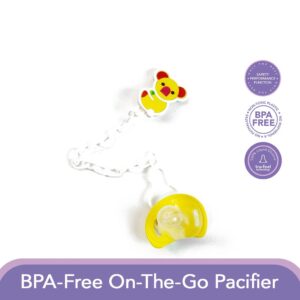 Baby Cartoon Pacifier with Chain - 168