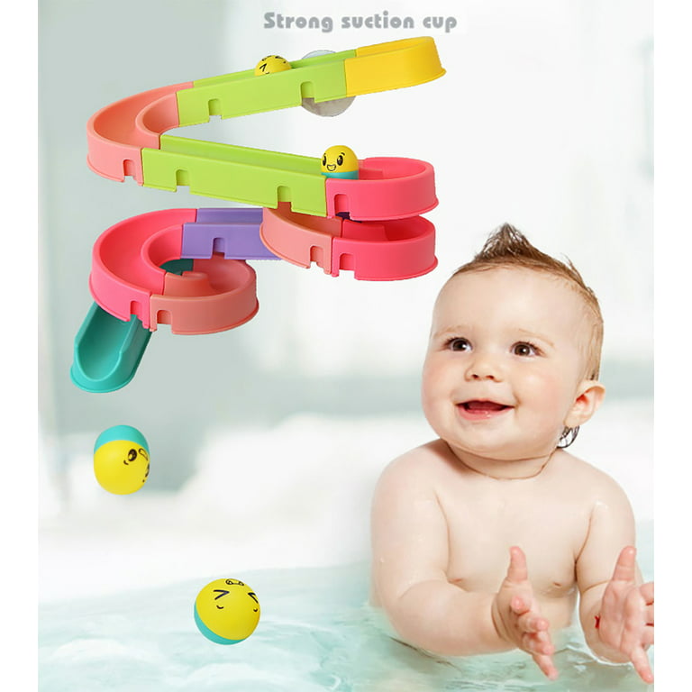DIY Assembly Water Track Toy Bathroom Track Game Baby Bath Toy