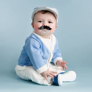 Joyful Baby Moustache Dummy Pacifier - 218