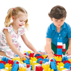Dolu Colorful Building Blocks for Infants - 85 Pieces