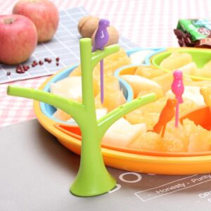 Birdie Fruit Fork with Tree Stand - 6 pieces