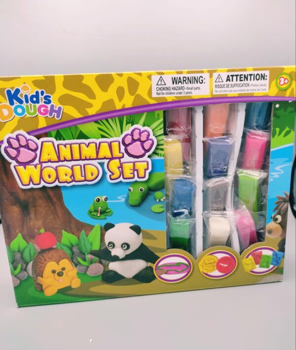 Kid's Play Dough Animals World Mud Art Set - 902