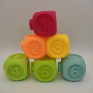 Soft Building Baby Sorting Cube - 6 Pieces