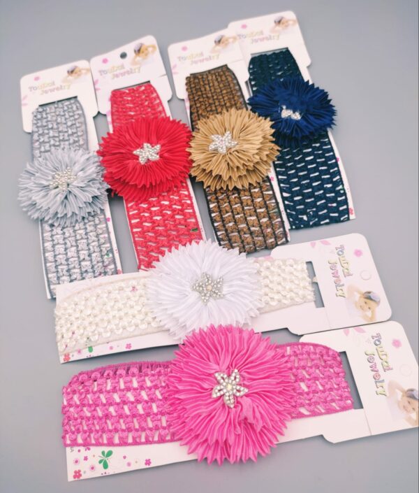 Beautiful Flower Party Headbands for Girls - 168