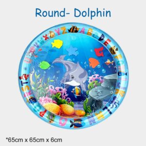 Inflatable Round Dolphin Water Playmat Circle - 486