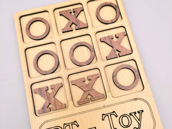 Tic-tac-toe Wooden Game