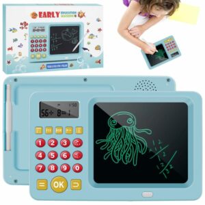 2 in 1 LCD Writing & Arithmetic Calculator Activity Rechargeable Kit