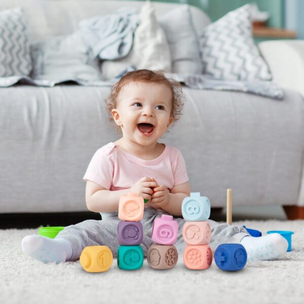 Baby Training 3D Multifunction Stacking Balls - 10 pieces