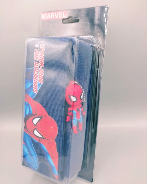 Stationery Marvel Spiderman Pencil Box with Keychain - 506