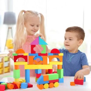 3D EVA Foam Building Blocks for Kids - 50 Pieces - 827