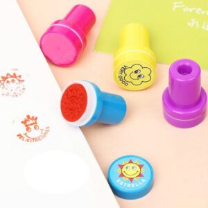 Children's Smiley face Stamp 10 Pieces - 010