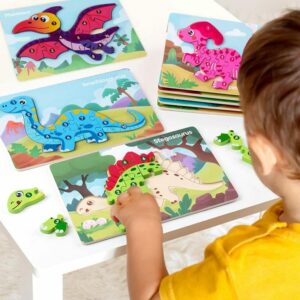 Dinosaur Numbers Sorting Jigsaw Puzzle Board - 913