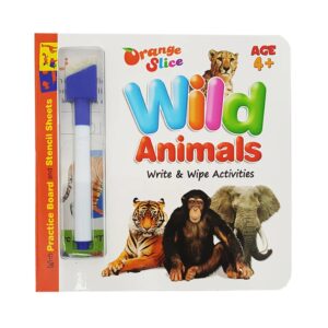 Wild Animals Write & Wipe Activity Book - 825