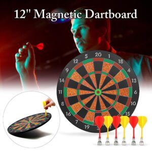 12 inches Magnetic Sports Dart Board Game Set - 945