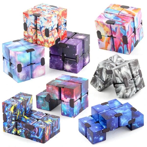 Infinity Stress Relief Colorful Designs Cube - 489