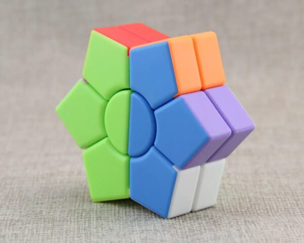 2-Layers Hexagonal Shape Magic Rubik Cube - 534
