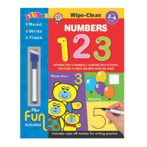 Jellybeans Wipe-Clean 123 Numbers - 553