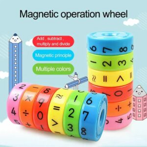 Mini Rotating Magnetic Math Operation Wheel - 313