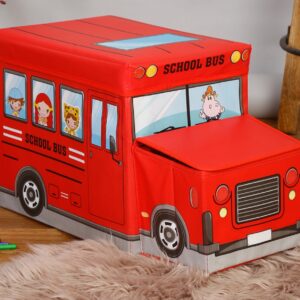 School Bus Toys Storage Solution - 345