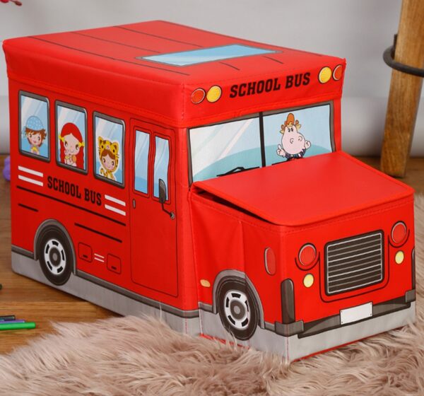 School Bus Toys Storage Solution - 345