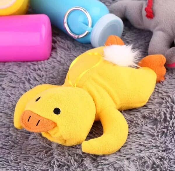 Duck Character Plush Feeder Cover Yellow - 385