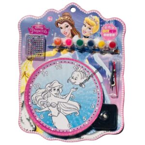 DIY Disney Princess Painting Clock - 001