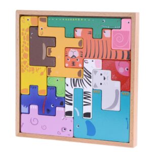 Wooden Animal Creative Challenge Puzzle - 124