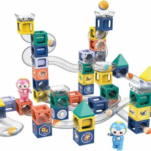 STEM Marble Run Magnetic Stacking Blocks with Dolls - 701