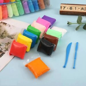 Creative Clay Art with Tools - 12 Colors