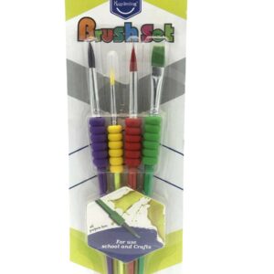 Keep Smiling Multi Shapes Brush for Kids - 4 Pieces