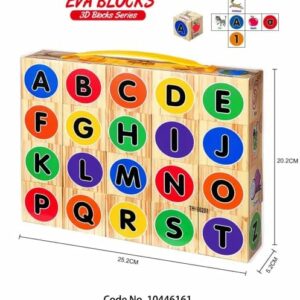 Plastic Alphabets Learning Cube with Pictures - 201
