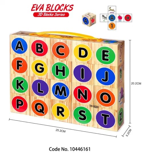 High Quality Foam Alphabets Learning Cube with Pictures - 201