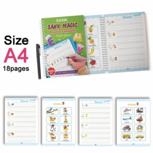 Learning Alphabet Sank Magic Workbook - 341