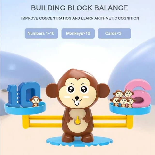 Mini Monkey Balance Math Game - S01