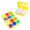 Matching Eggs Color Recognition & Shape 6 Pieces - F24