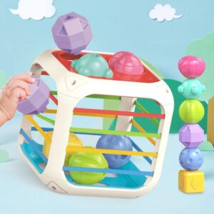 2 in 1 Shape Stacking and Sorting Box - 899