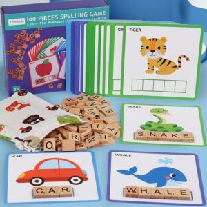 Alphabet Learning and Practice Spelling Game - 100 Pieces