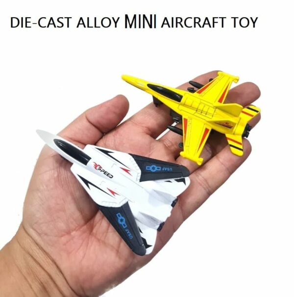 2 in 1 Alloy Model Die-Cast Mini Jet Plane Series - 822