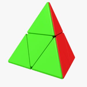 YJ pyramid 2x2 Magic Rubik Cube