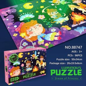 Dream of Princess Luminous Glow Jigsaw Floor Puzzle - 96 pieces