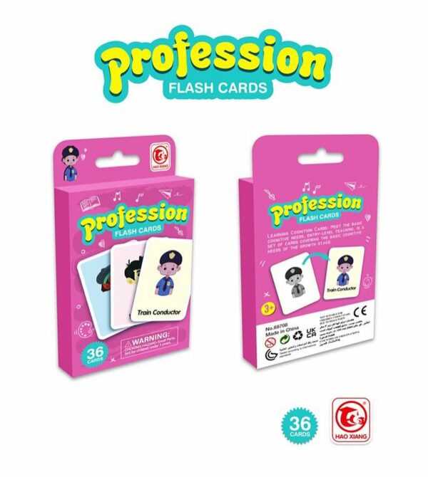 Children Learning Flashcards 36 Cards - Profession