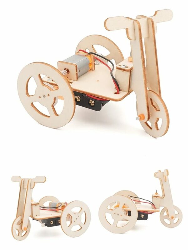 DIY STEM Electric Bicycle Wooden Experiment Kit - 567