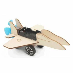 DIY STEM Electric Aircarft Jet Wooden Experiment Kit - 575