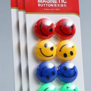 Colorful Round Magnet 30mm - 8 pieces